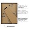 Americanflat Picture Frame with Mat - Modern Design, Shatter-Resistant Glass, Dual Sawtooth Hangers, Ideal for Home and Office Decor